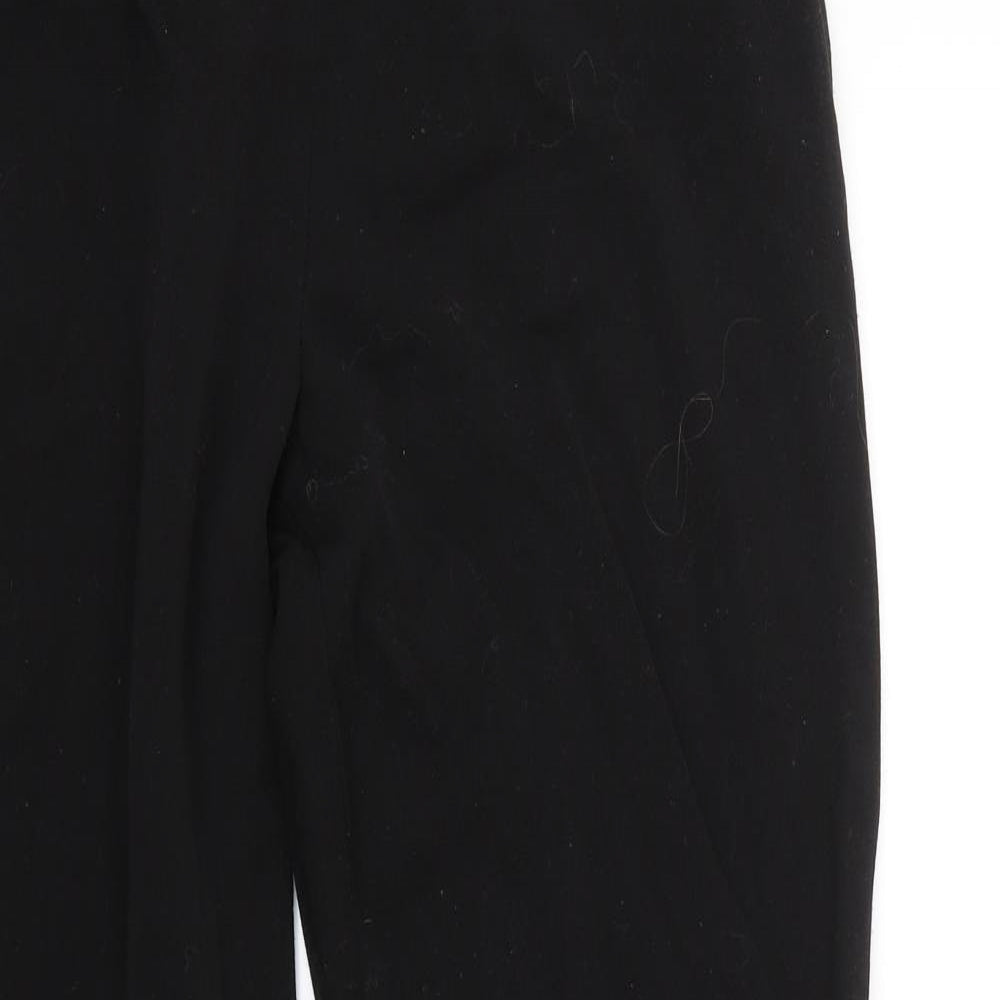 Moda Womens Black   Trousers  Size 10 L29 in