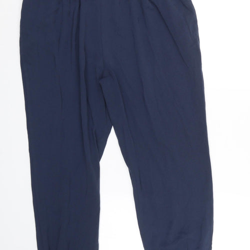 Papaya Womens Blue   Capri Trousers Size 16 L26 in
