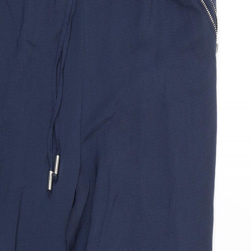 Papaya Womens Blue   Capri Trousers Size 16 L26 in