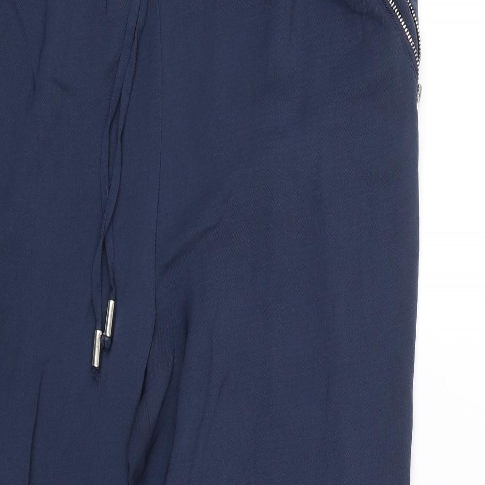 Papaya Womens Blue   Capri Trousers Size 16 L26 in
