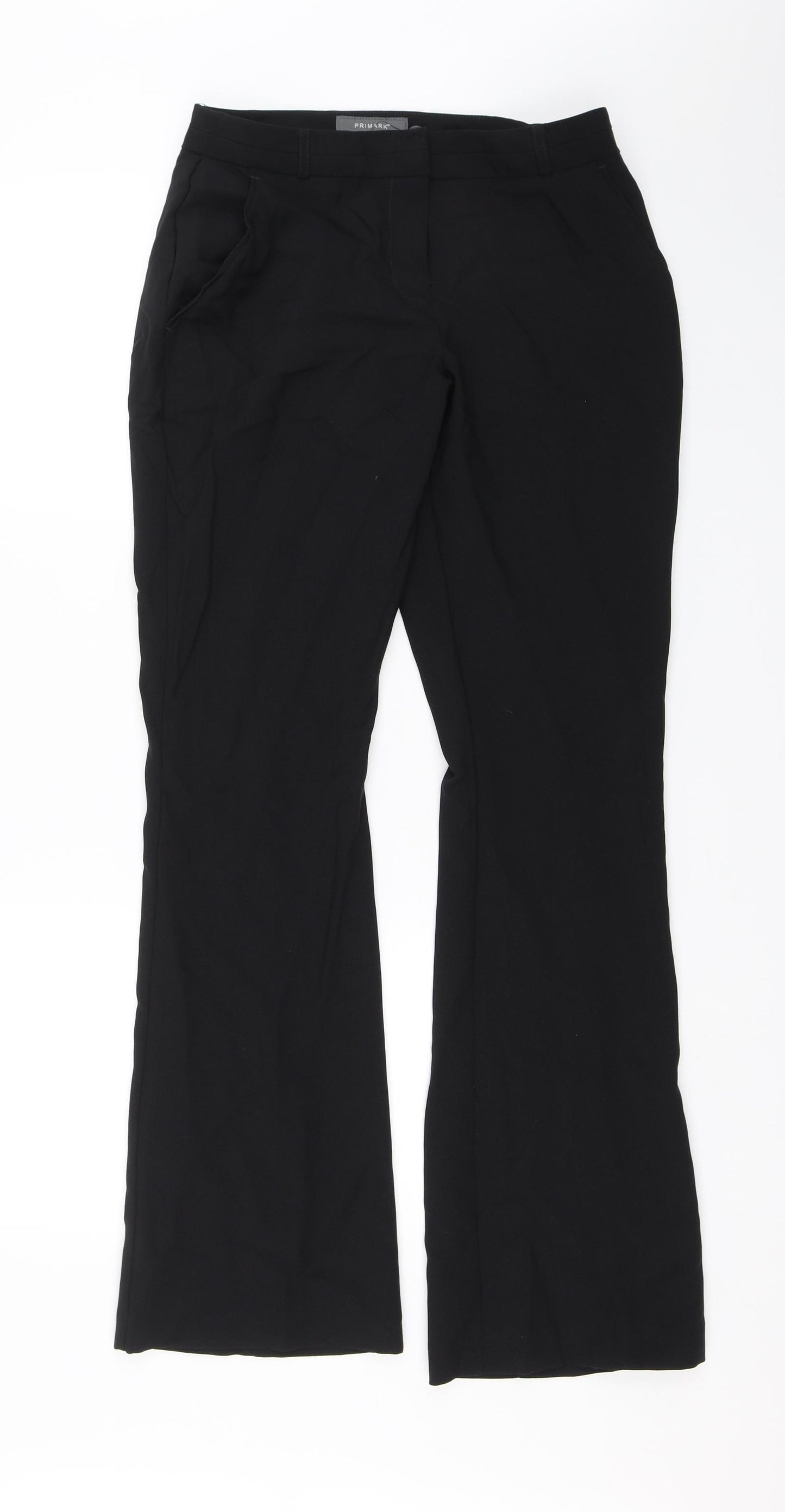 Primark Womens Black   Trousers  Size 8 L31 in