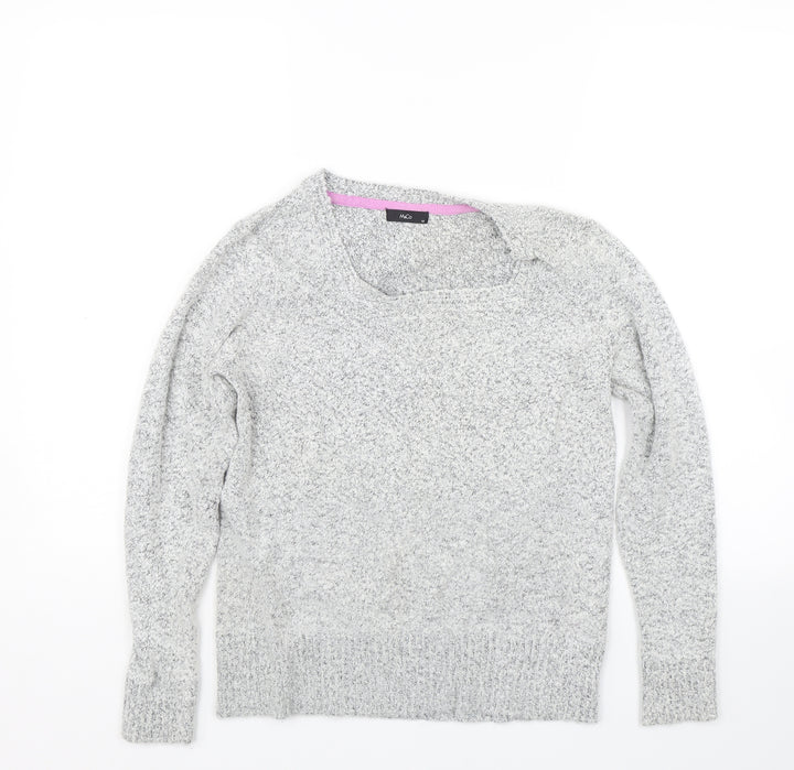 M&Co Womens Grey   Pullover Jumper Size 12