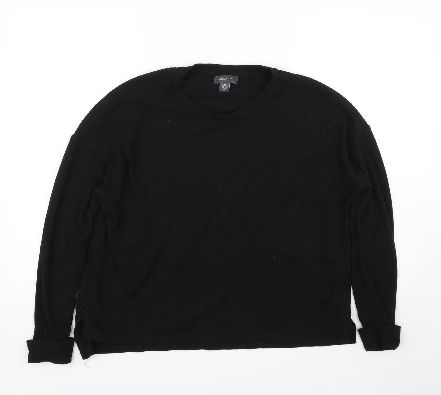 Primark Womens Black Striped  Basic T-Shirt Size M