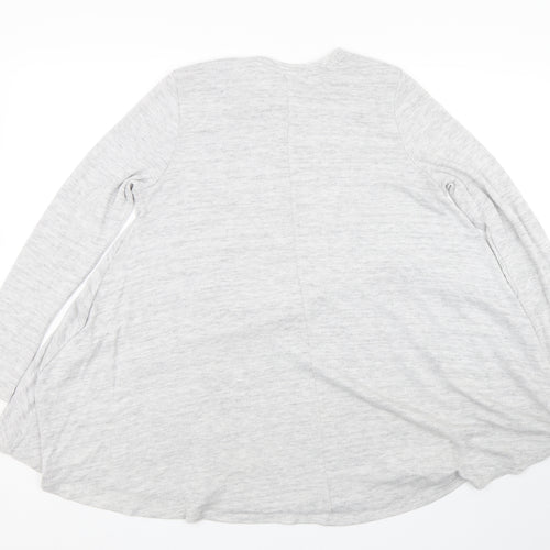 River Island Womens Grey   Basic T-Shirt Size 12