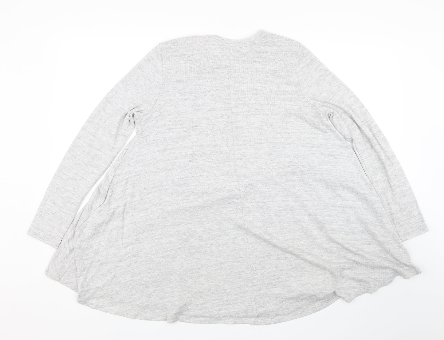 River Island Womens Grey   Basic T-Shirt Size 12