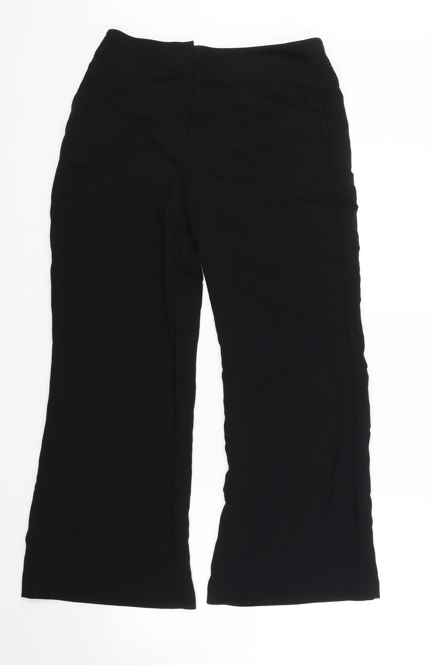 NEXT Womens Black   Trousers  Size 10 L25.5 in