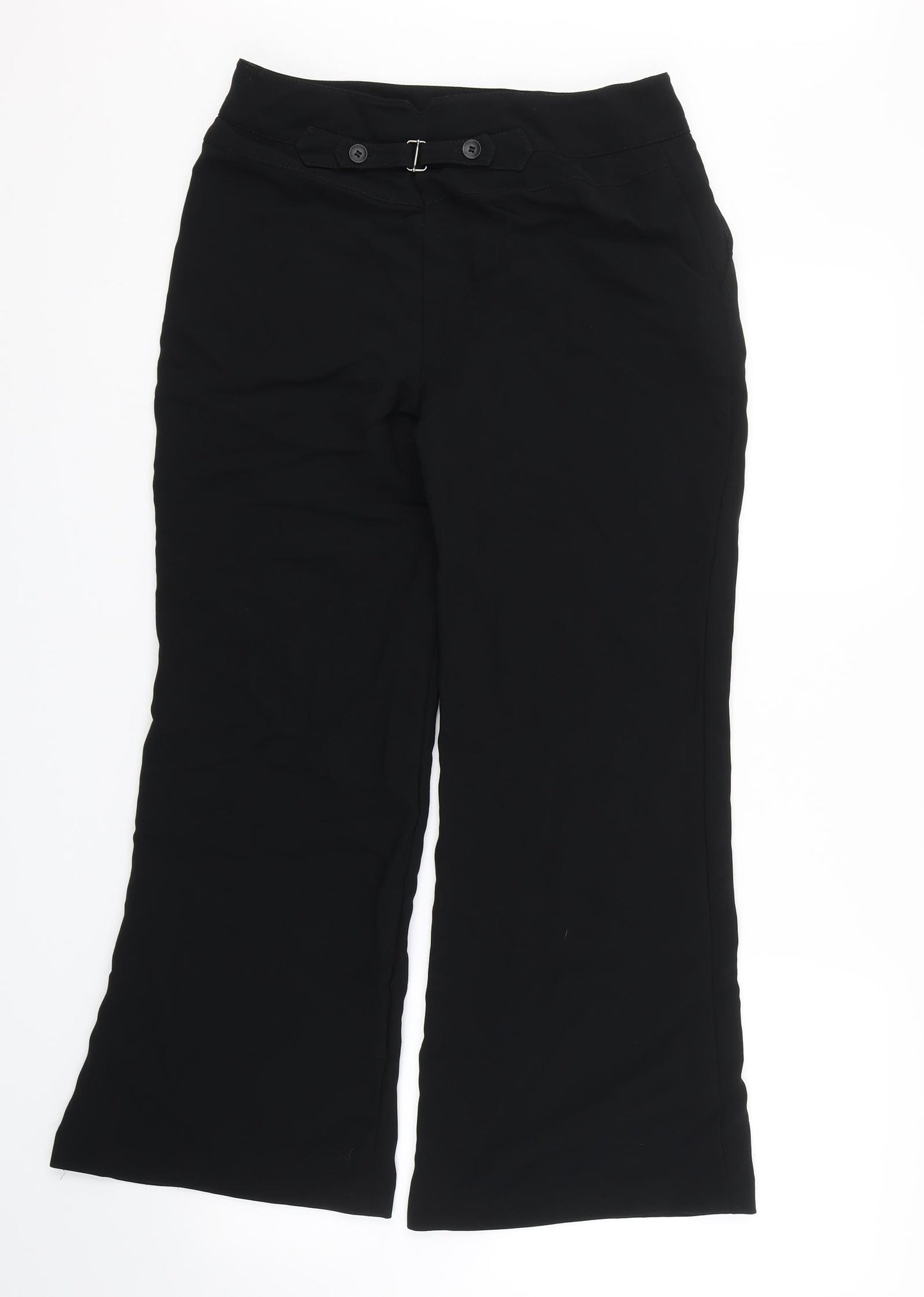 NEXT Womens Black   Trousers  Size 10 L25.5 in