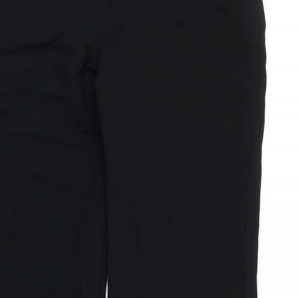 NEXT Womens Black   Trousers  Size 10 L25.5 in