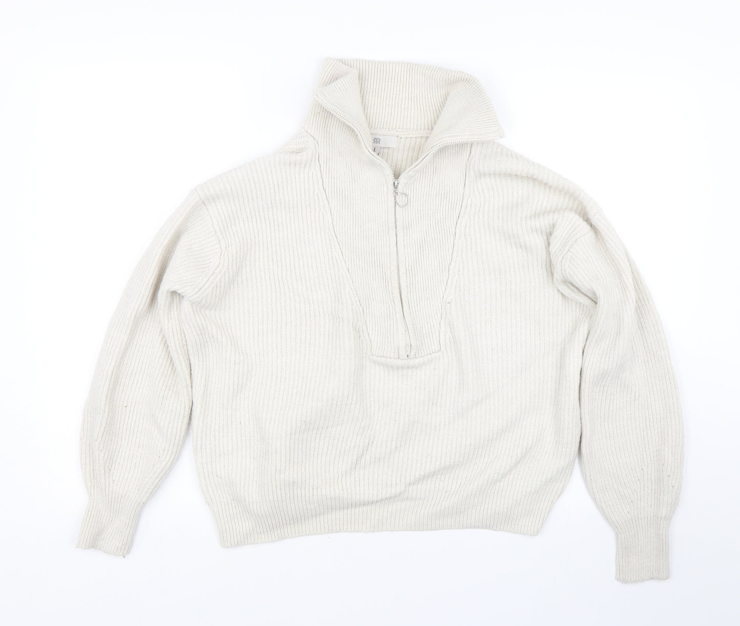 River Island Mens Beige   Pullover Sweatshirt Size L