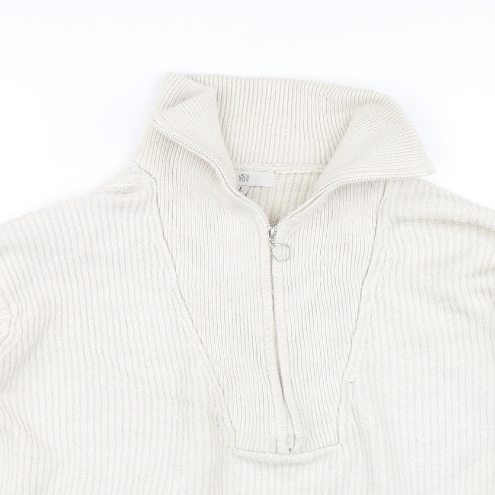 River Island Mens Beige   Pullover Sweatshirt Size L