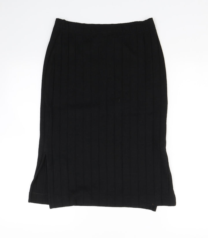 H&M Womens Black Skater Skirt Size S