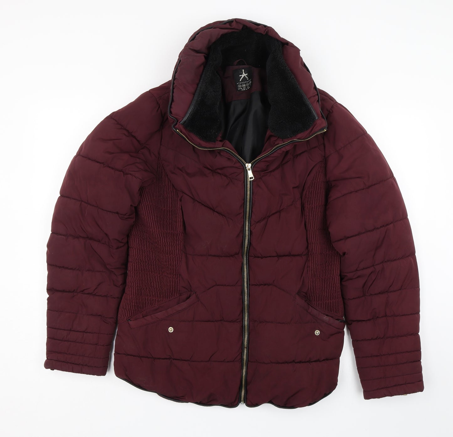 Atmosphere Womens Purple   Puffer Jacket Coat Size 18