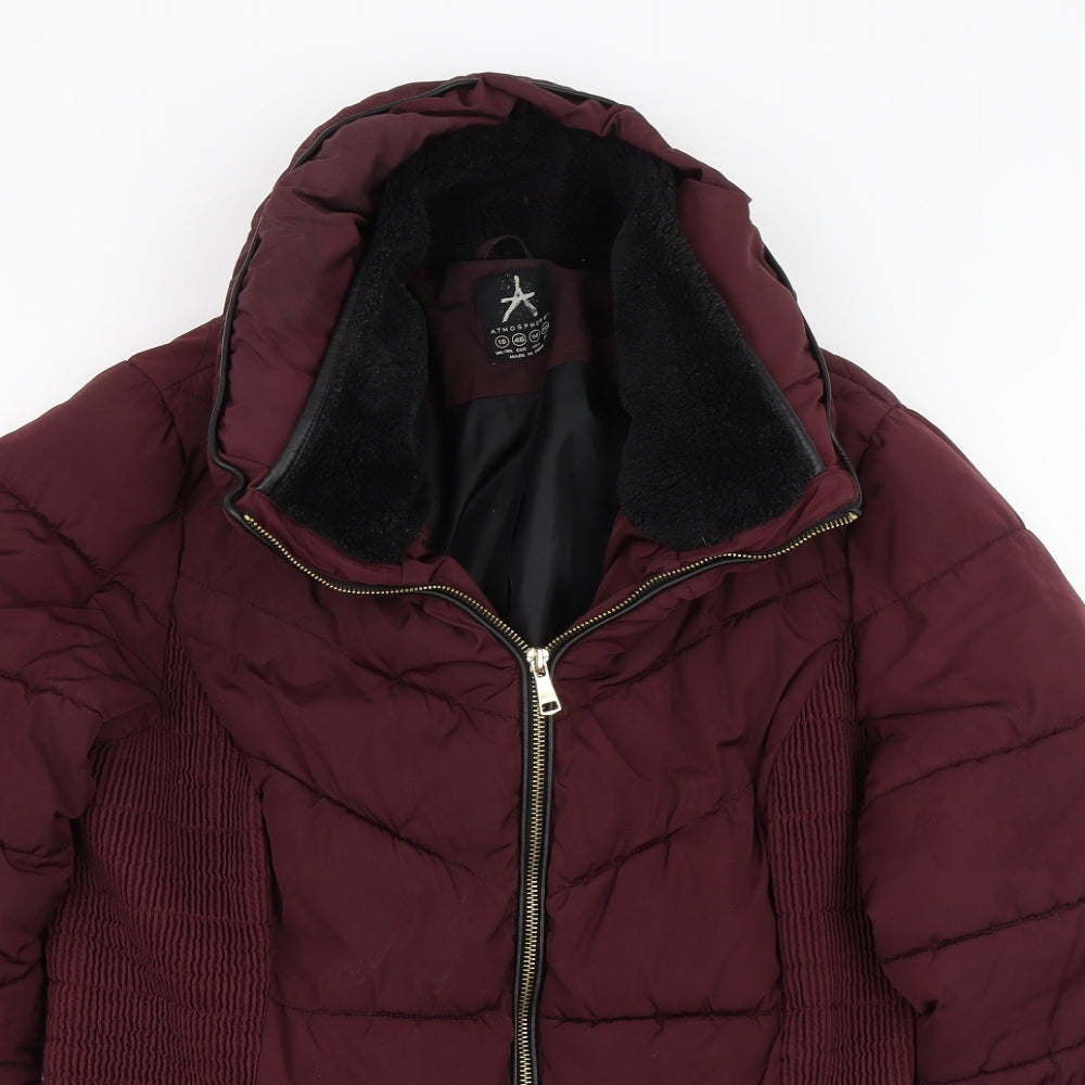 Atmosphere Womens Purple   Puffer Jacket Coat Size 18