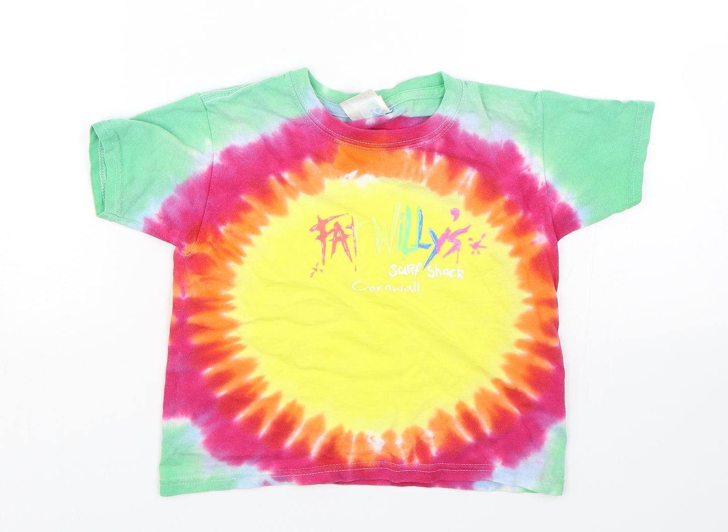 Gildan Girls Multicoloured   Basic T-Shirt Size 4-5 Years  - Surf Shack
