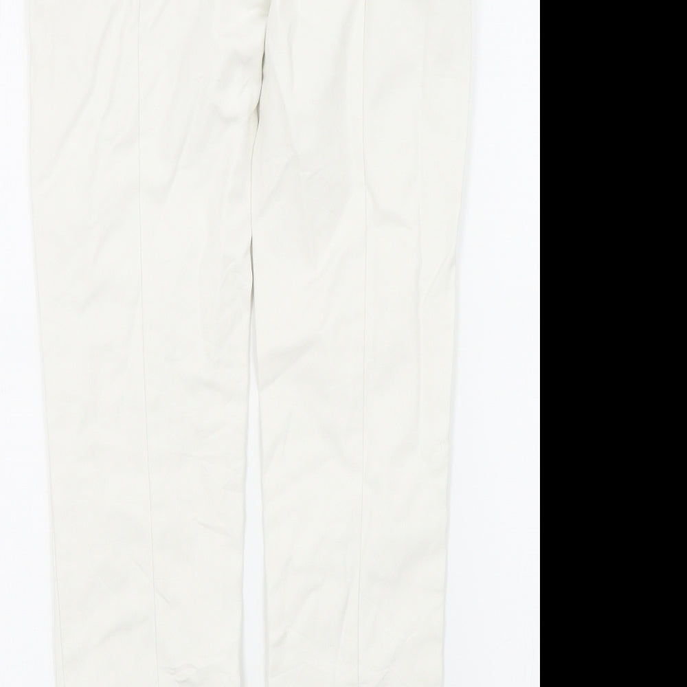 Mango Womens White   Trousers  Size 34 L26 in