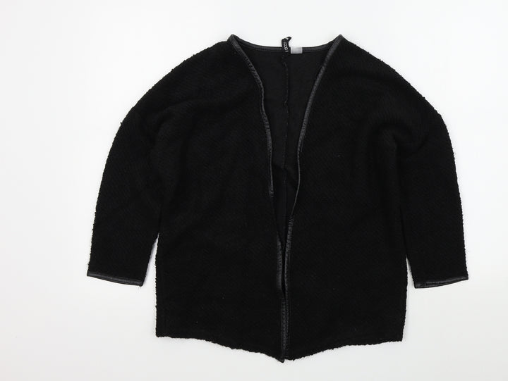 H&M Womens Black Cardigan Jumper Size S