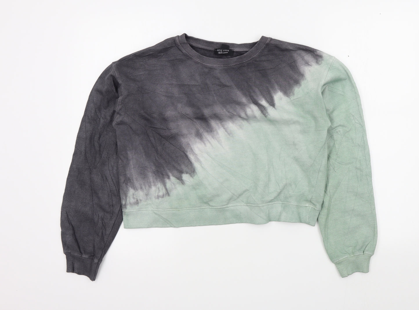New Look Girls Grey Colourblock  Pullover Jumper Size 12-13 Years