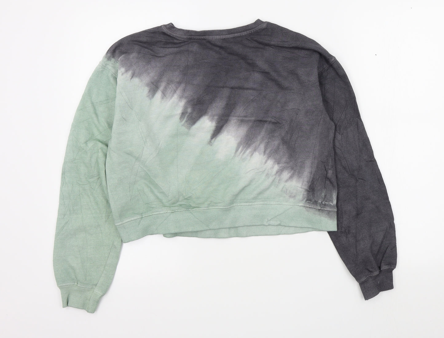 New Look Girls Grey Colourblock  Pullover Jumper Size 12-13 Years