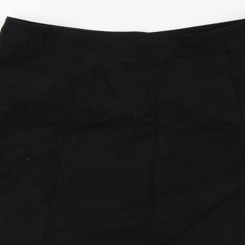H&M Womens Black   A-Line Skirt Size 38