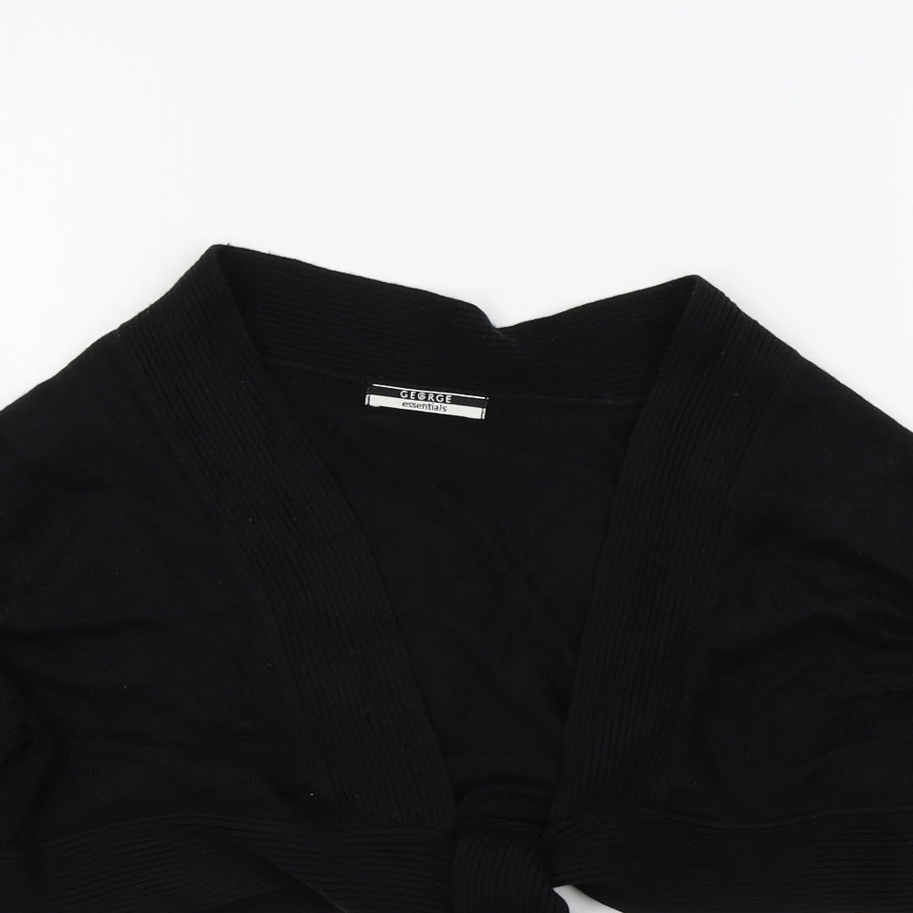 George Womens Black   Cardigan Jumper Size 14