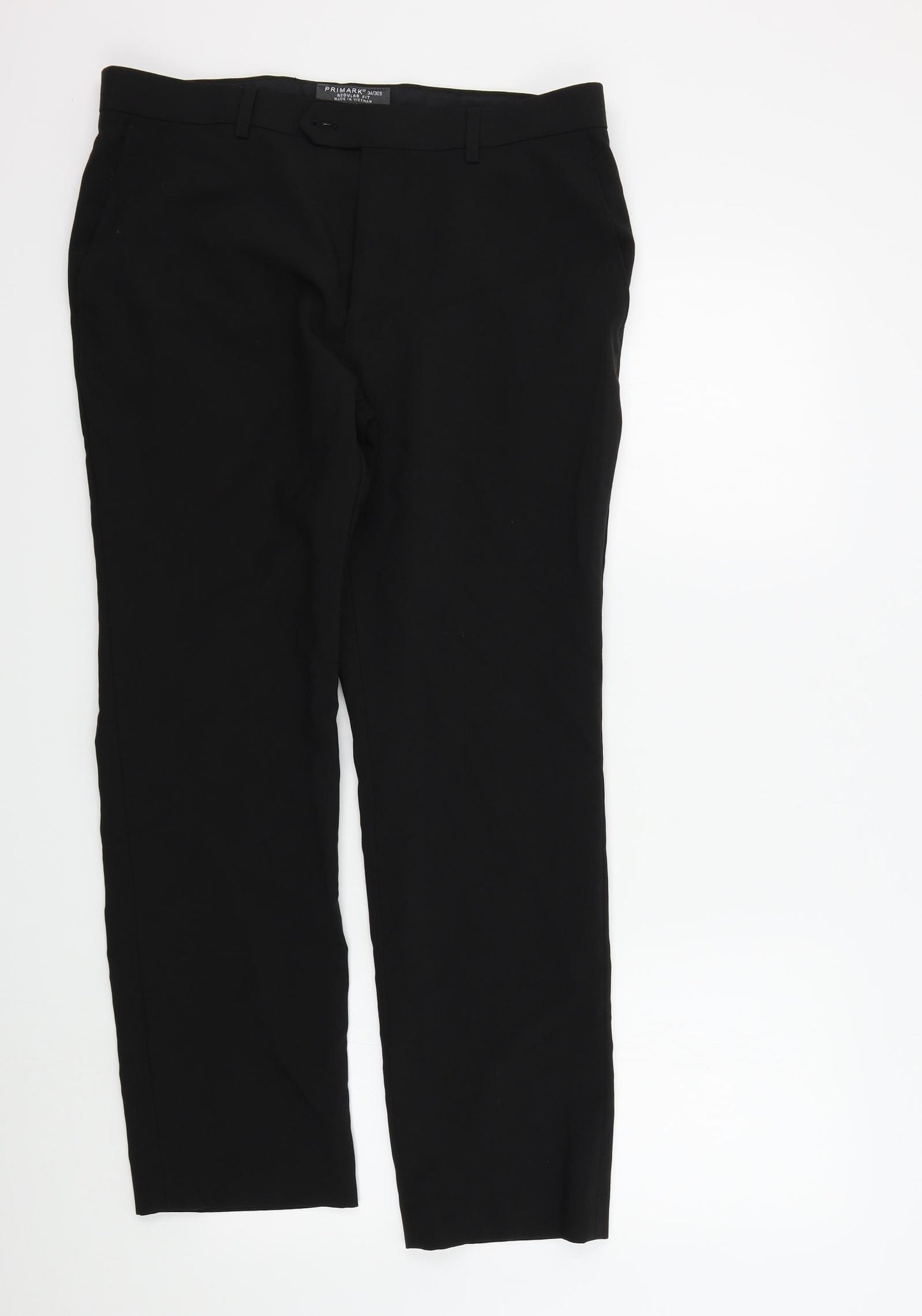 Primark Mens Black   Trousers  Size 34 L28 in