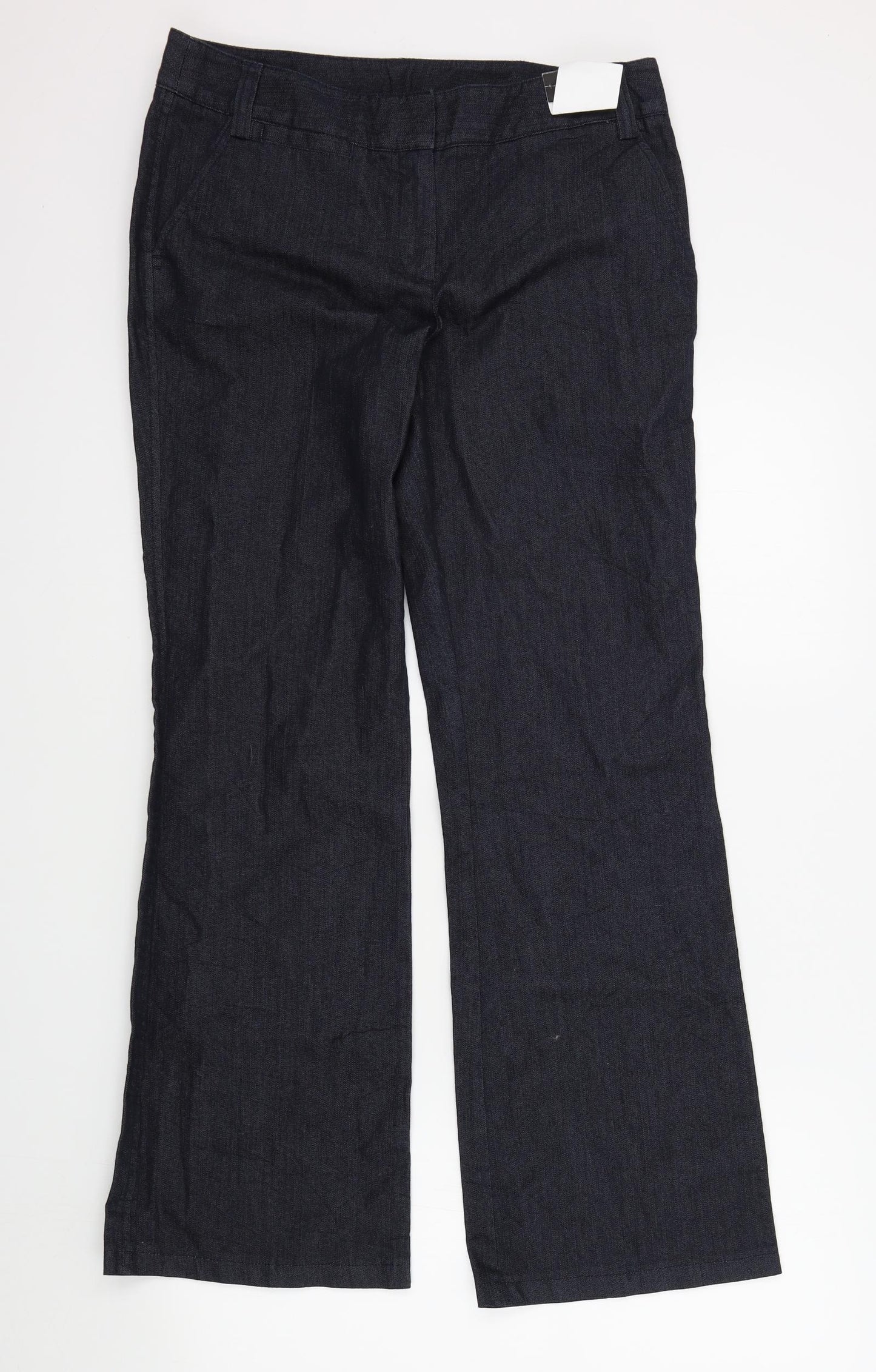 F&F Womens Blue   Trousers  Size 12 L30 in