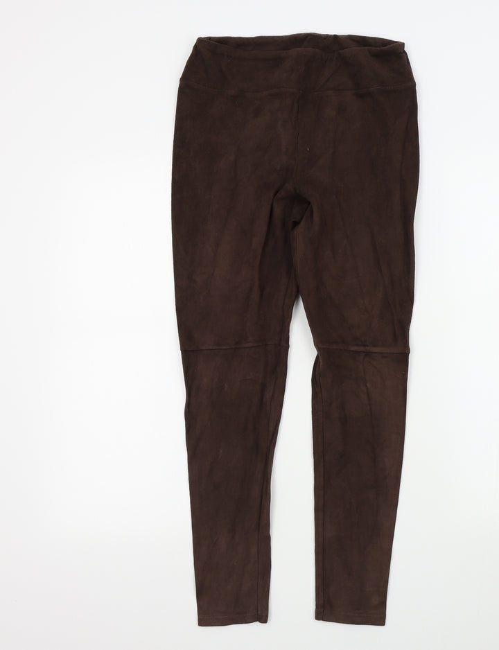 River Island Womens Brown Trousers Size 10 L25 in