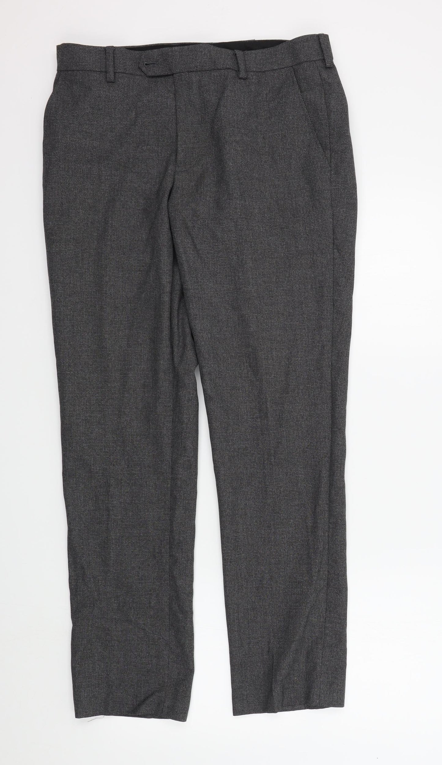 M&S Womens Grey   Trousers  Size 32 L30 in