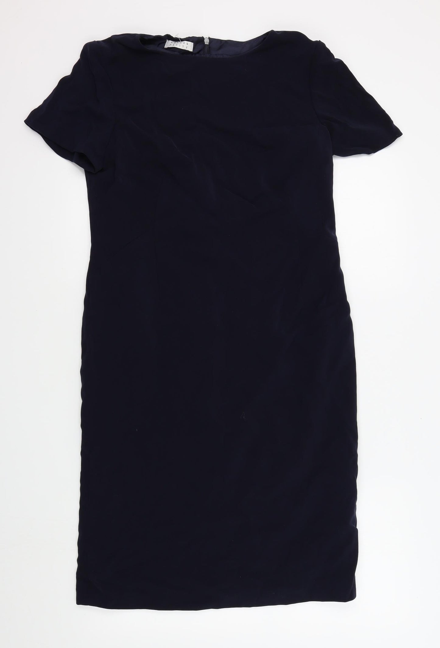 precis petite Womens Blue Colourblock  A-Line  Size 12