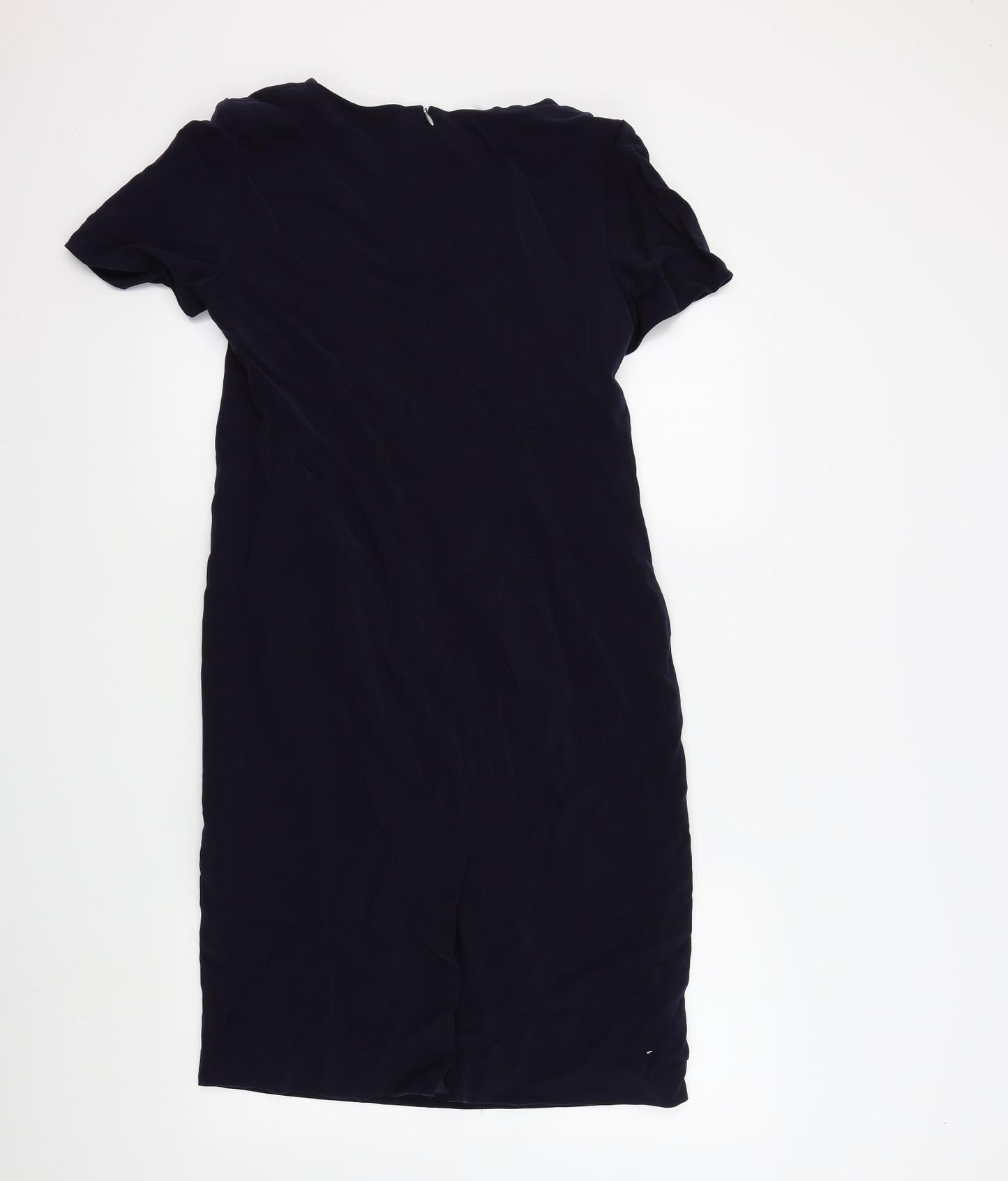 precis petite Womens Blue Colourblock  A-Line  Size 12