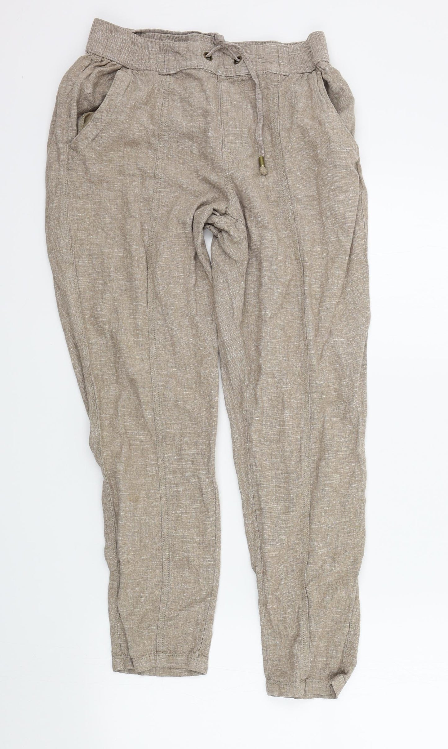 Nutmeg Womens Brown   Trousers  Size 12 L26 in