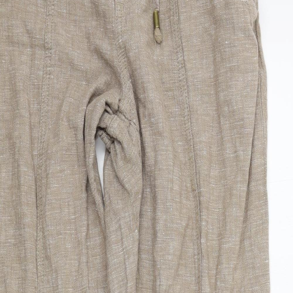 Nutmeg Womens Brown   Trousers  Size 12 L26 in
