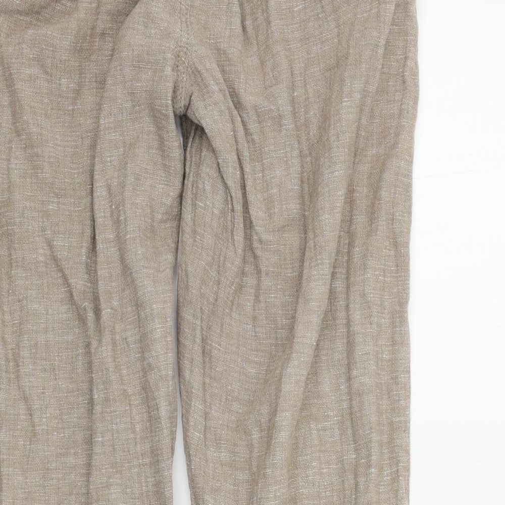 Nutmeg Womens Brown   Trousers  Size 12 L26 in