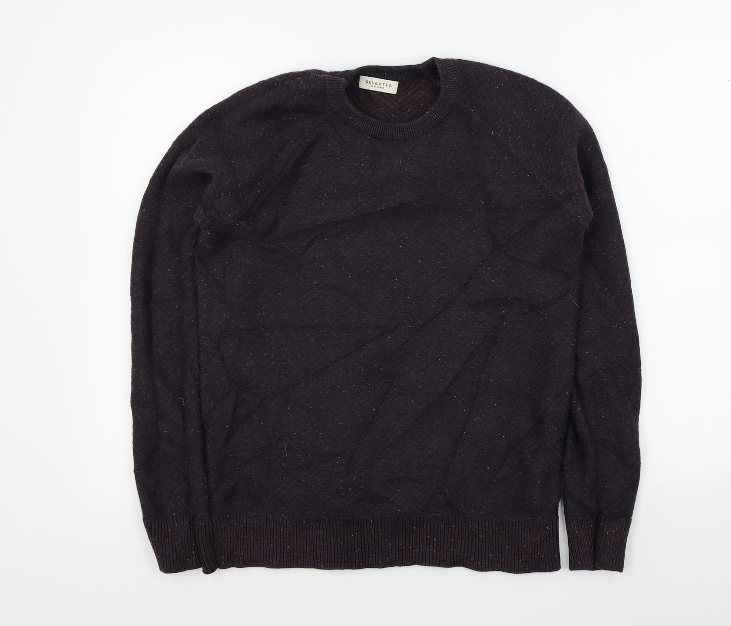 Selected Homme Mens Purple   Pullover Jumper Size M