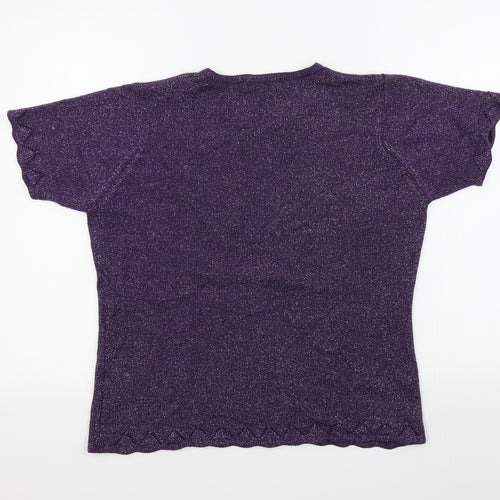 EWM Womens Purple   Pullover Jumper Size M