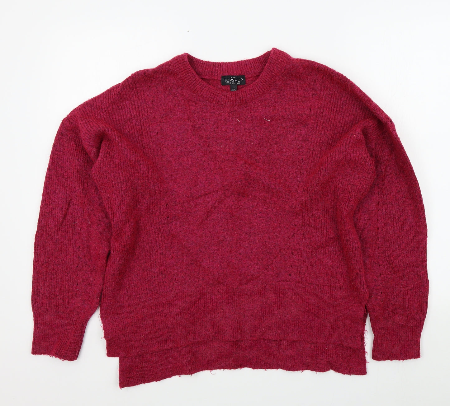 Topshop Womens Pink   Pullover Jumper Size 10