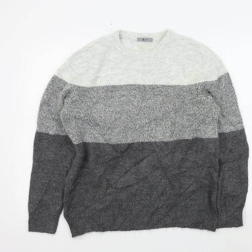 TU Mens Grey   Pullover Jumper Size L