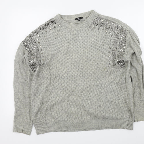 wearhouse Womens Grey   Pullover Jumper Size 12