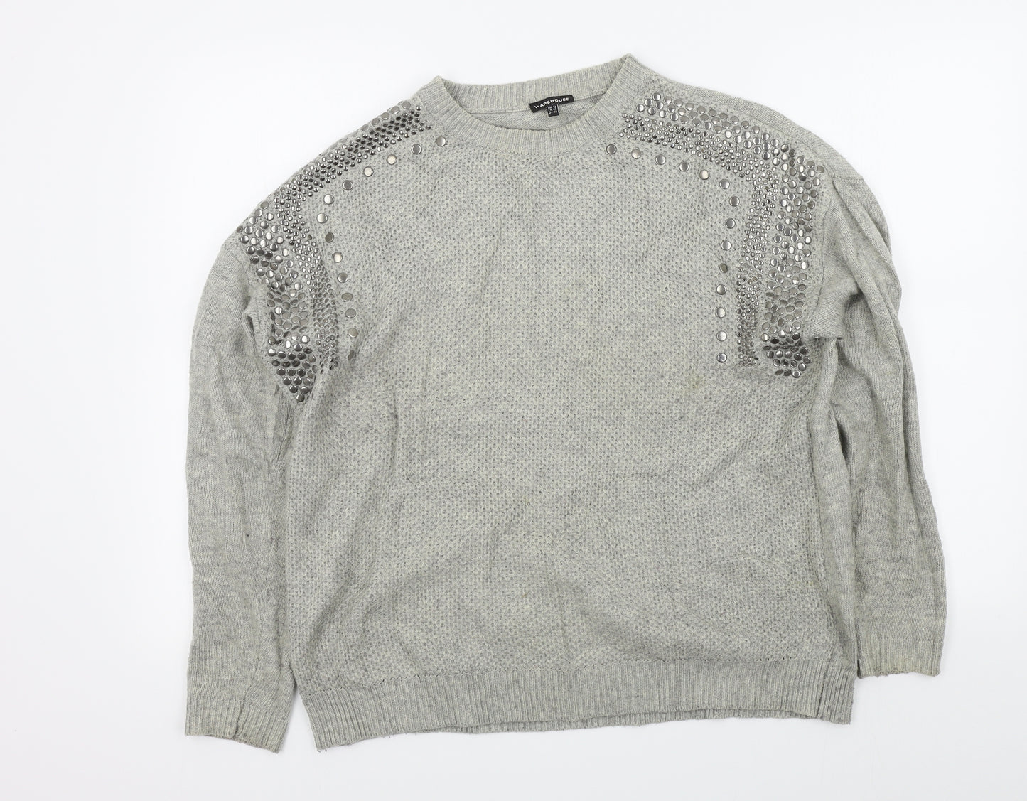 wearhouse Womens Grey   Pullover Jumper Size 12