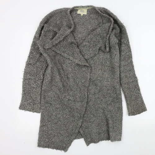 Papaya Womens Grey   Cardigan Jumper Size S