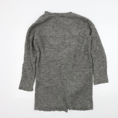 Papaya Womens Grey   Cardigan Jumper Size S