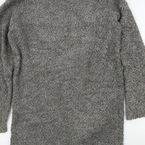 Papaya Womens Grey   Cardigan Jumper Size S
