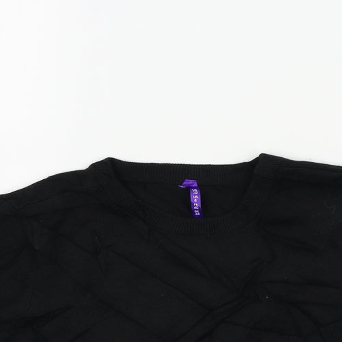 Preworn Womens Black   Pullover Jumper Size 10