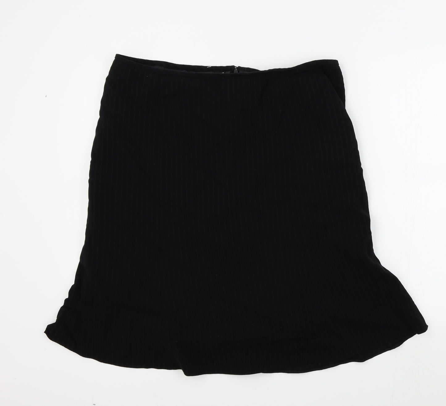 Papaya Womens Black   A-Line Skirt Size 18