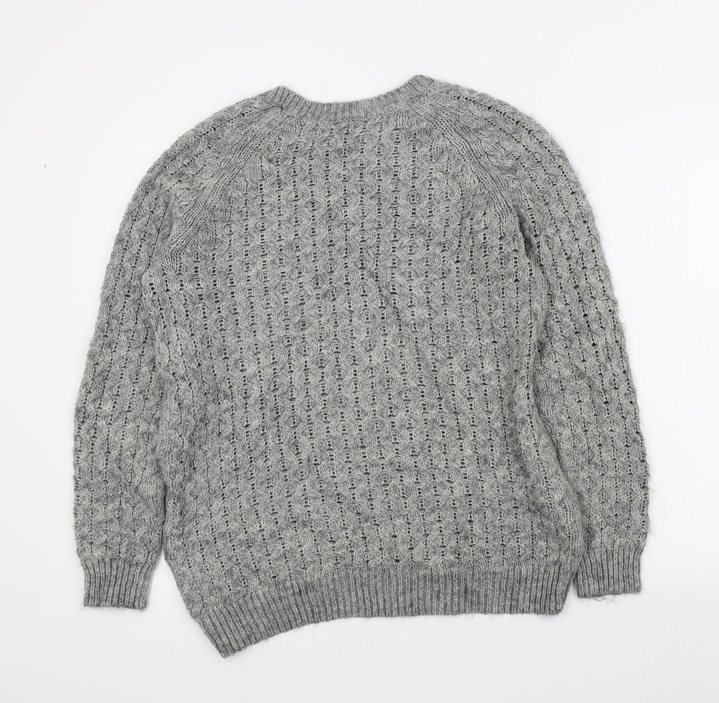 H&M Womens Grey   Pullover Jumper Size S