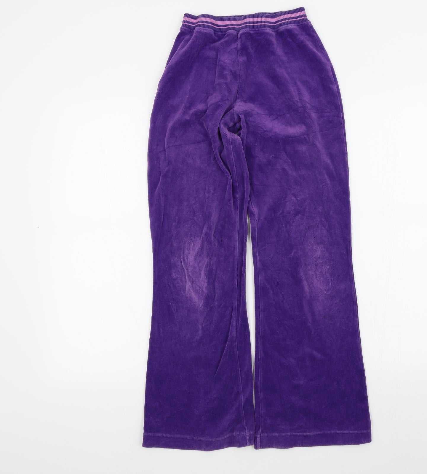 M&S Girls Purple   Jogger Trousers Size 11 Years