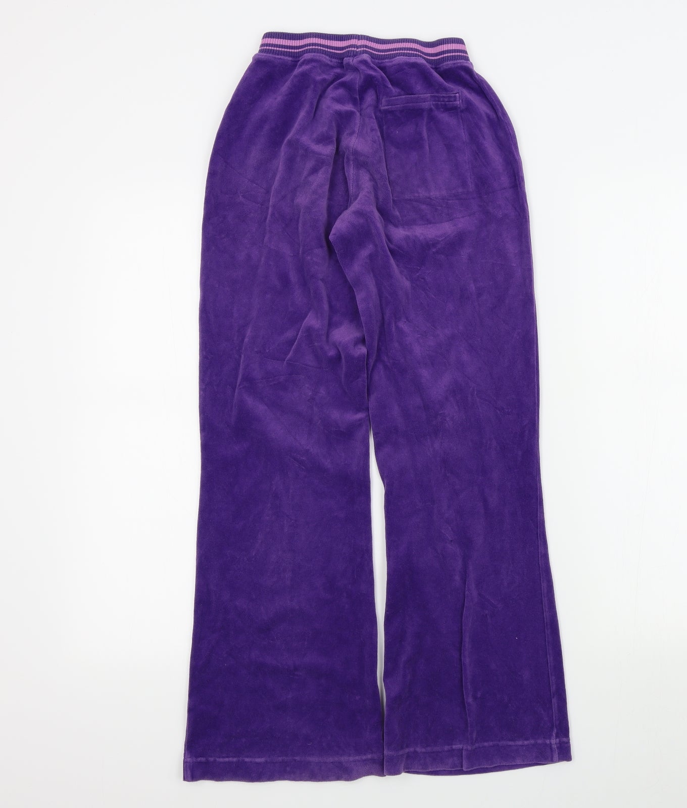 M&S Girls Purple   Jogger Trousers Size 11 Years