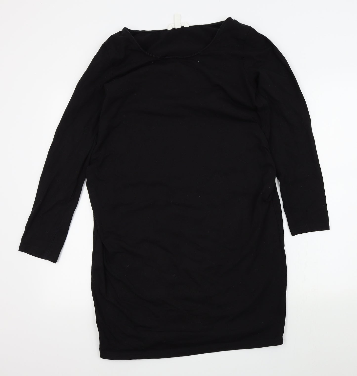 H&M Womens Black Colourblock  A-Line  Size L