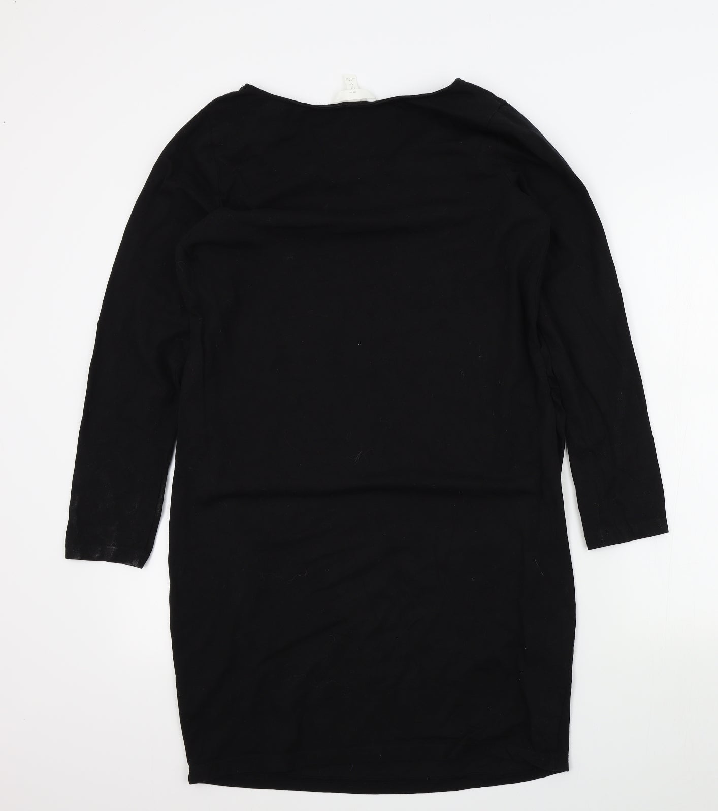 H&M Womens Black Colourblock  A-Line  Size L