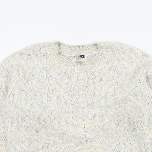 pep&co Womens Multicoloured   Pullover Jumper Size S